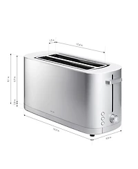 Zwilling Enfinigy 2-Long Slot Silver Toaster