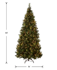 National Tree Company 9' Carolina Pine Tree with 900 Clear Lights