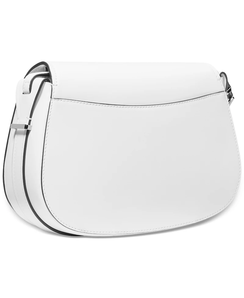 Michael Kors Lydia Small Leather Flap Messenger