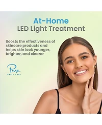 Pure Daily Care - Luma Mask Led Skin Therapy - Home Skin Rejuvenation & Anti-Aging Light Therapy - 7 Color Led - Facial Skin Care