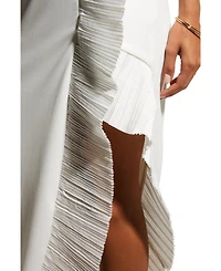 One33 Social Women's The Mercer Pleated Ruffle Gown