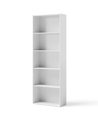 Gouun 5-Shelf Storage Bookcase Modern Multi-Functional Display Cabinet