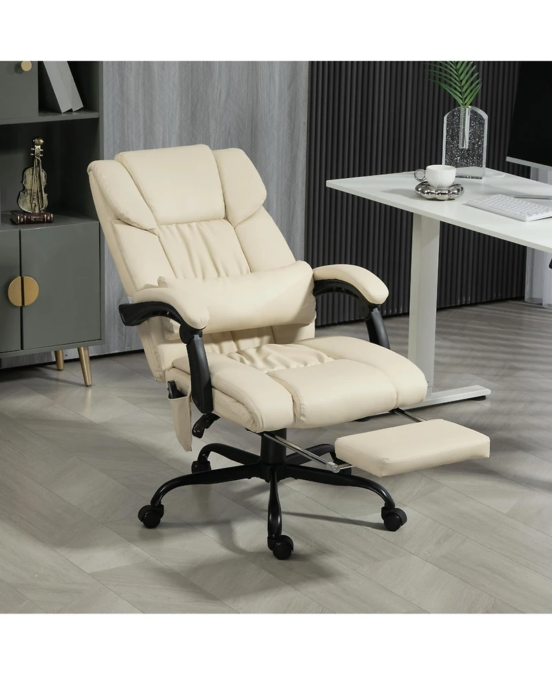 Vinsetto Massage Office Chair, Chair with 6 Vibration Points