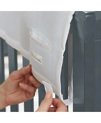 BreathableBaby Breathable Mesh Crib RailGuard Teething Cover, 51" Long Panel