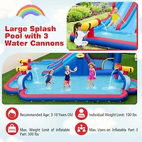 Inflatable Water Slide Park Kids Bounce House Climbing Jumping without Blower