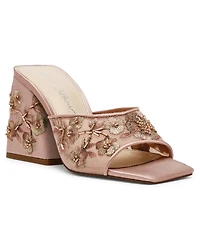 Betsey Johnson Women's Roo Embroidered Evening Sandals