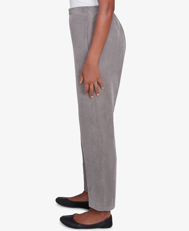 Alfred Dunner Women's Copenhagen Corduroy Short Length Pants