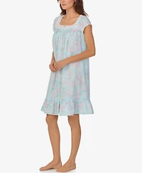 Eileen West Women's Cap Sleeve Short Gown