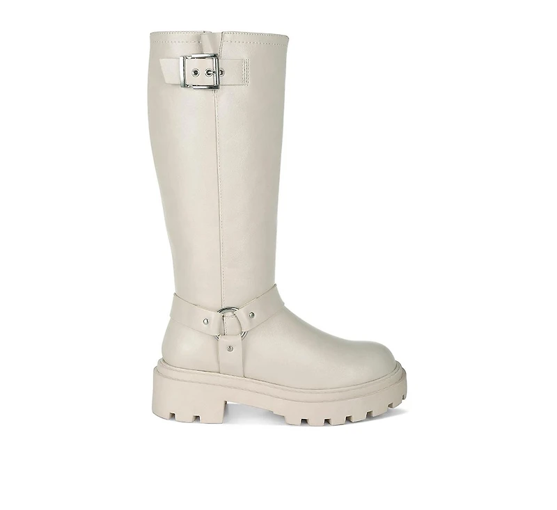 Taimen Harnes Detail Long Boots