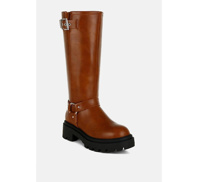 Taimen Harnes Detail Long Boots