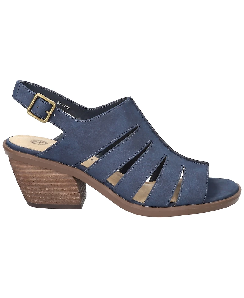 Bella Vita Women's Rhodes Block Heeled Sandals