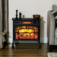 Homcom Infra Electric Fireplace Heater for Indoor, 1500W,
