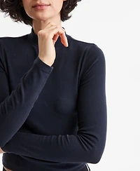 Levi's Women's Effortless Mock Neck Long-Sleeve T-Shirt