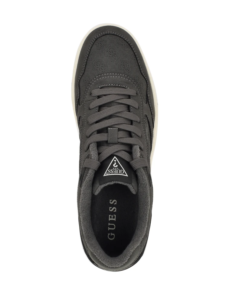 Guess Men's Nanon Branded Low Top Fashion Sneakers