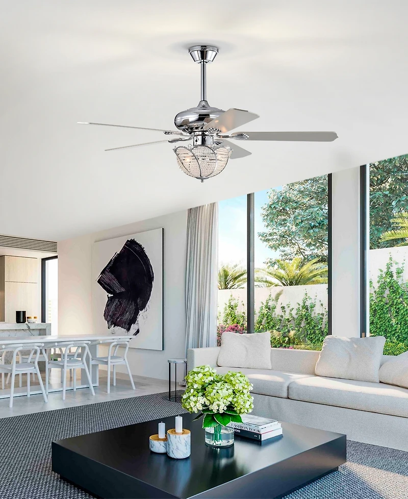 Home Accessories 52" Araceli 3-Light Indoor Ceiling Fan with Light Kit and Remote