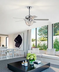 Home Accessories 52" Araceli 3-Light Indoor Ceiling Fan with Light Kit and Remote