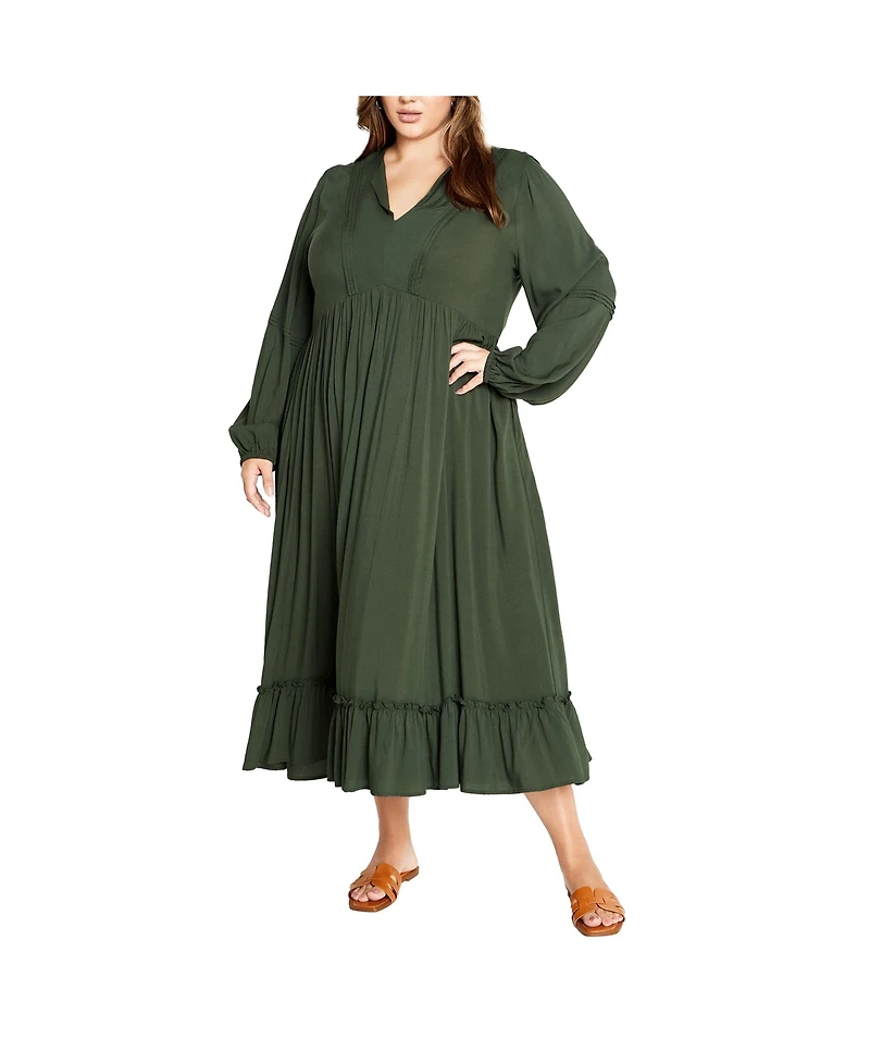 City Chic Plus Alena Maxi Dress