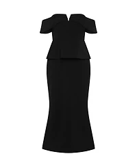 City Chic Plus Evangalista Maxi Dress