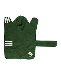 Bone Dry Terry Microfiber Pet Robe Embroidered Paw Print