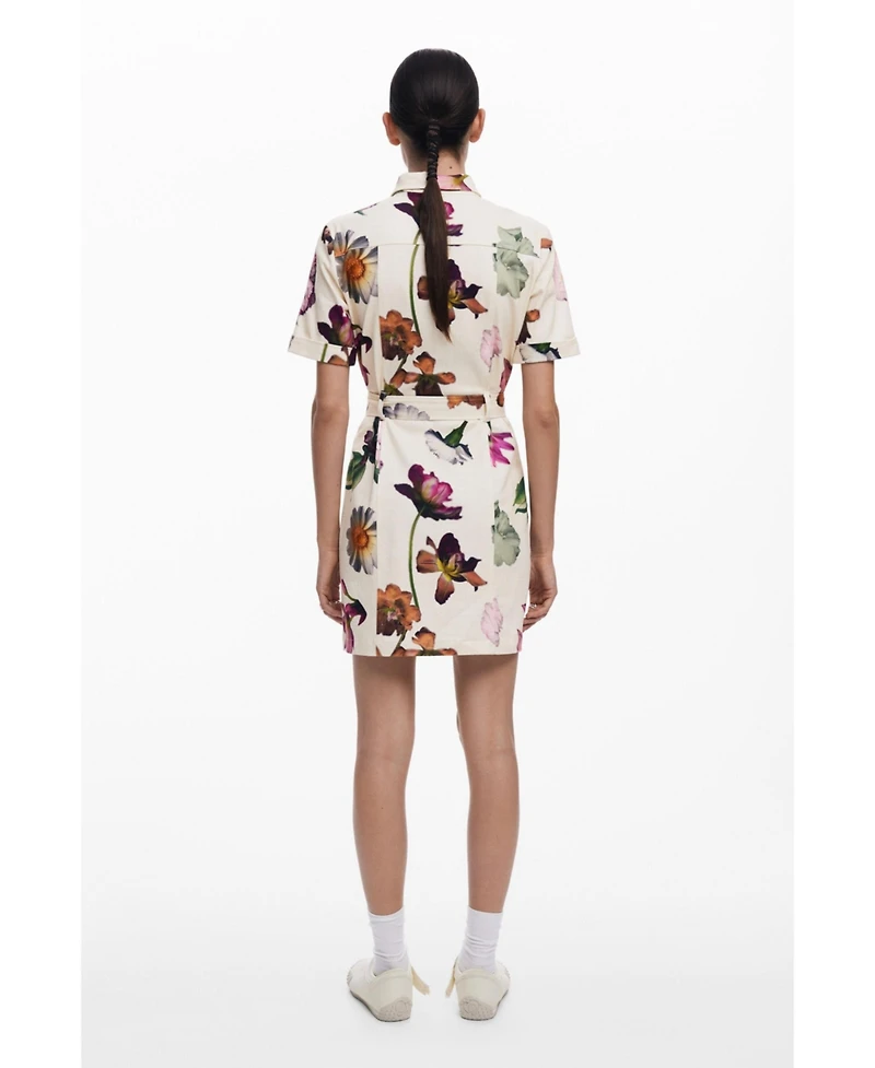 Desigual Women's Utility shirt dress