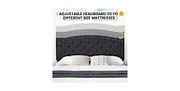 gaomon Queen Bed Frame with Adjustable Headboard