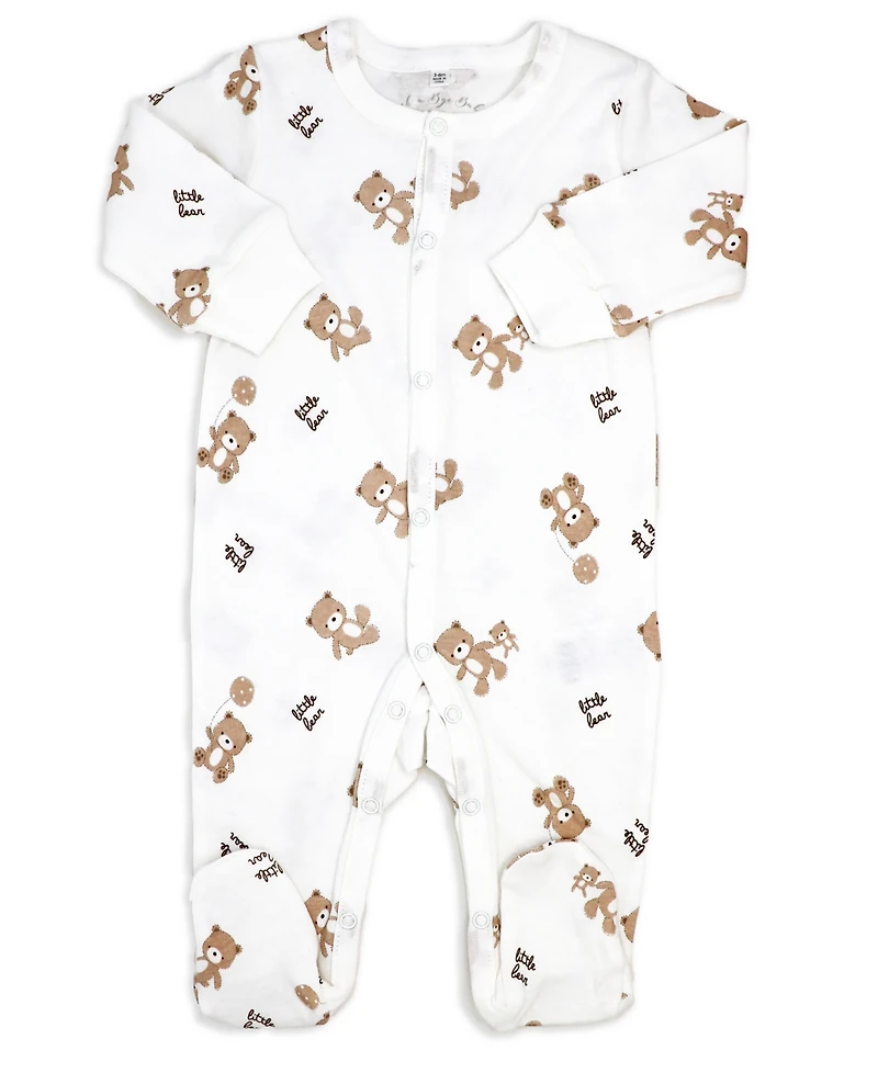 Rock-a-Bye Baby Boutique Boys and Girls Natural Layette Gift, 8-Piece Set