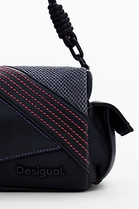 Desigual Women's Medium bag with topstitching