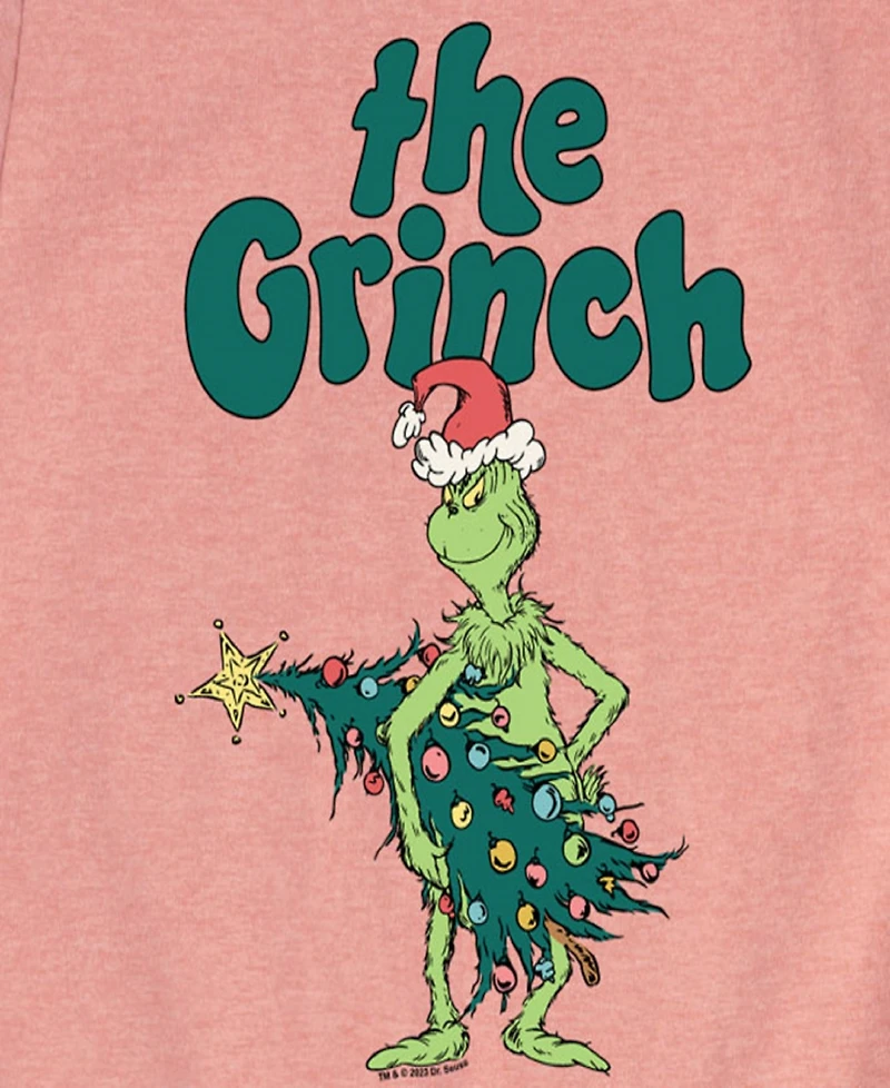 The Grinch Big Girls Tree Graphic Short Sleeve Tee