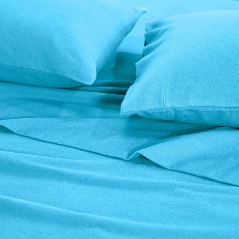 Superior Paisley or Solid Flannel Cotton Deep Pocket Sheet Set