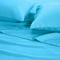 Superior Paisley or Solid Flannel Cotton Deep Pocket Sheet Set