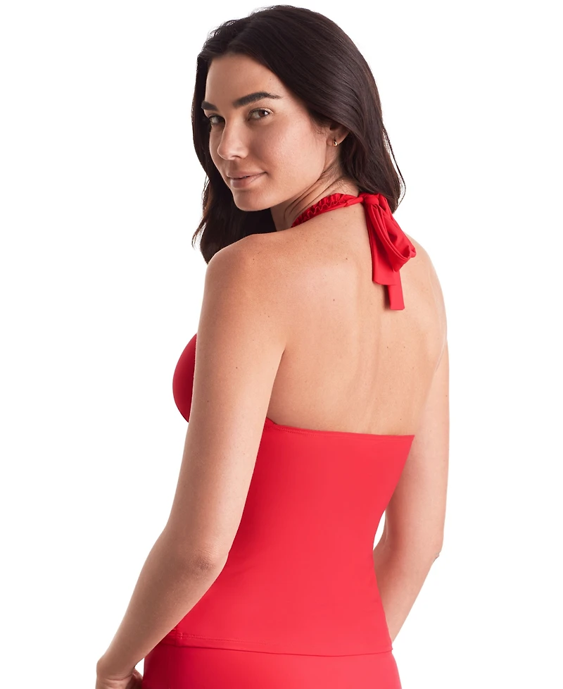 Mimi Flamingo Women's Sonny V-Neck Halterkini
