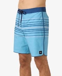 O'Neill Men's Hyperfreak Heat Stripe Scallop Board Short