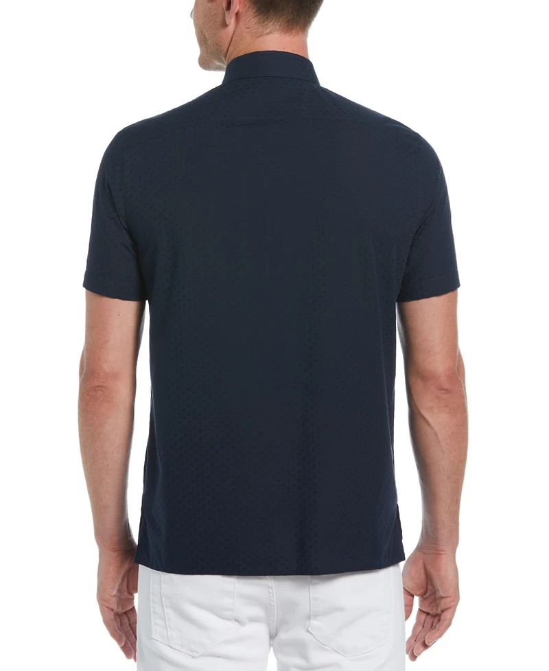 Perry Ellis Men's Dobby-Weave Shirt