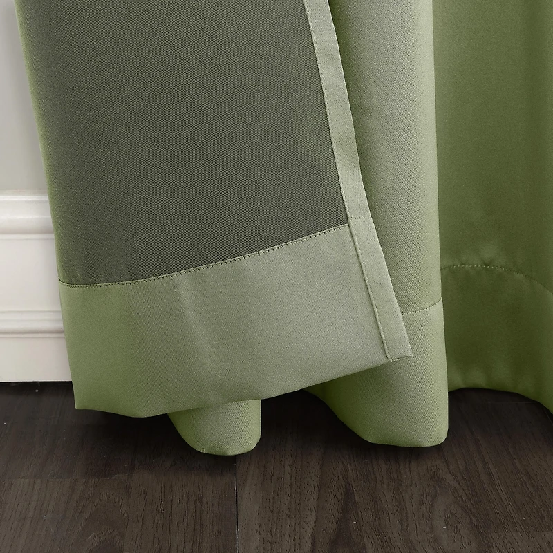 Tabbey Room Darkening Grommet Curtain Panel