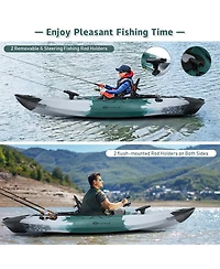 Costway Single Sit-on-Top Fishing Kayak Single Kayak Boat