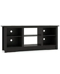 Gouun Tv Stand For Up To 65 Inch Flat Screen Tvs With Adjustable Shelves For 18 Inch Electric Fireplace Not Included