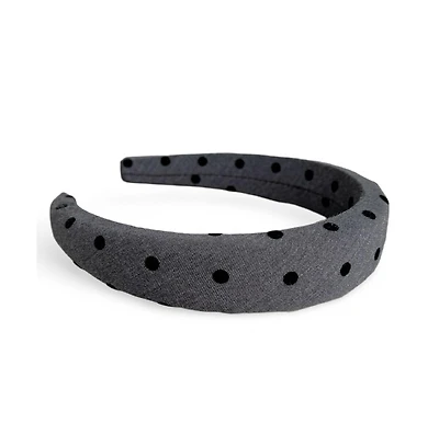 Classic Padded Headband - Polka Dots