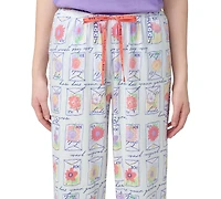 Hue Women's Garden Seeds Capri Pajama Pants