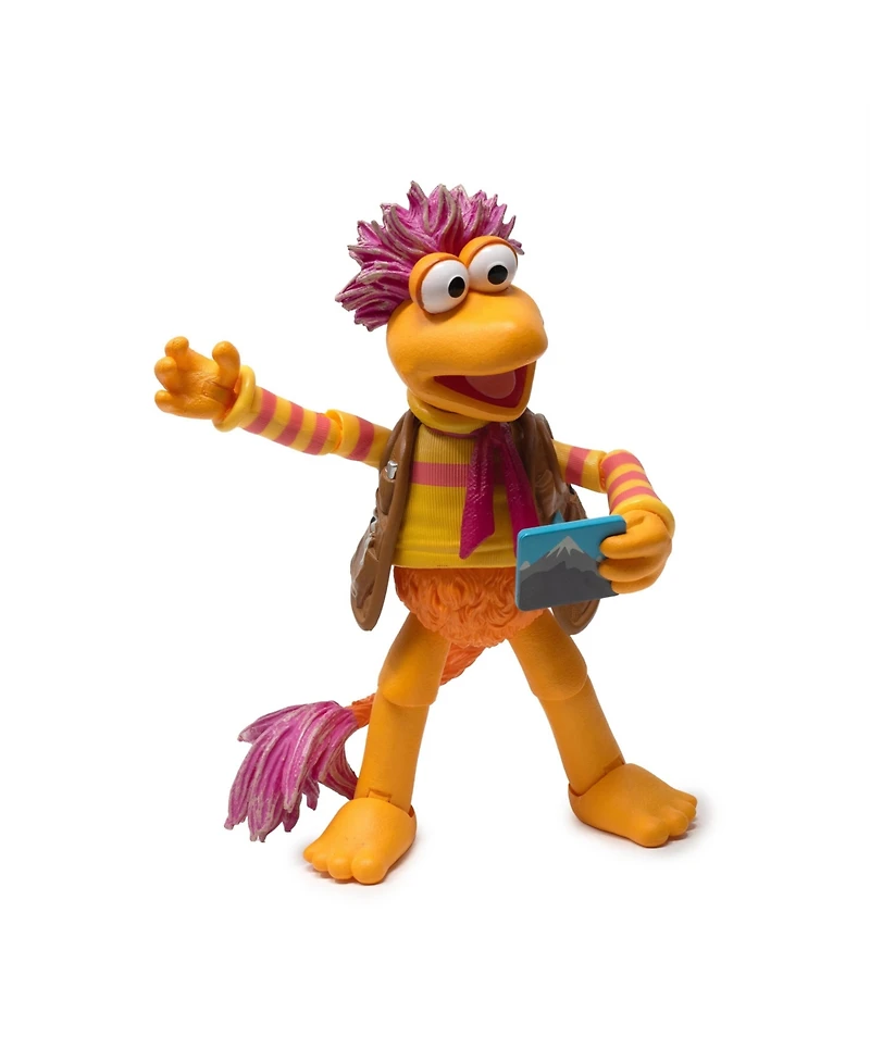 Boss Fight Studio Gobo, Fraggle Rock Collectible Action Figure – Highly Articulated Figurine with Accessories Including Postcard, Lantern, Guit