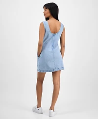 Calvin Klein Jeans Women's Sleeveless Denim Shift Dress