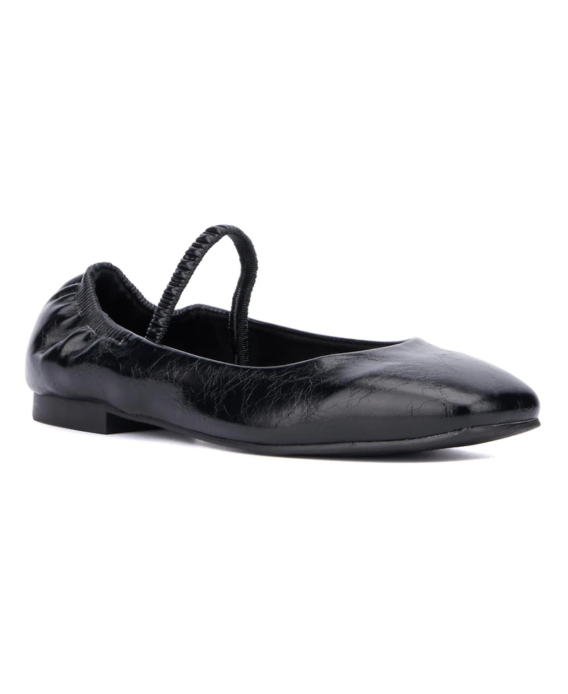 Women's Paris Elastic Back Flat Ballet Flats
