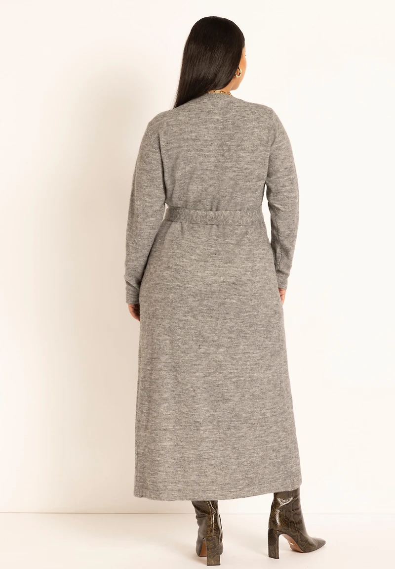 Eloquii Women's Sweater Wrap Dress