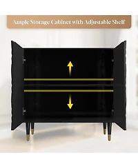Boyel Living 2 Door Locker Accent Cabinet