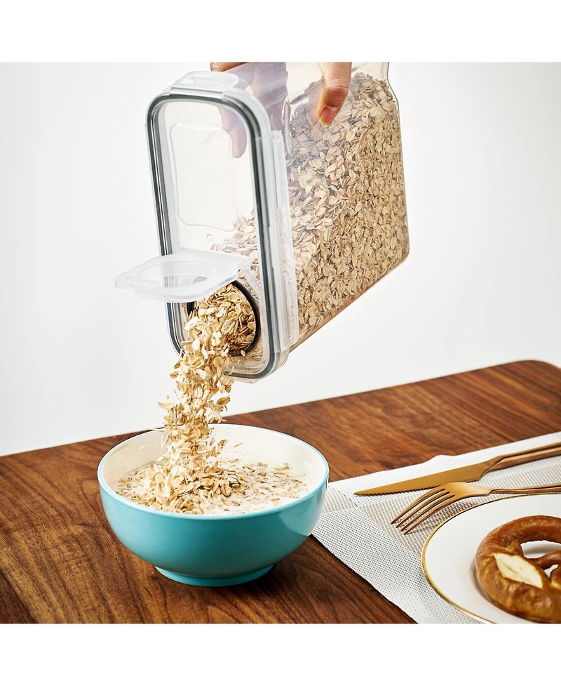Sorbus 6 Pack (4L/16.9 Cups) Airtight Food Storage Dispensers for Beans, Pasta, Cereals, and More