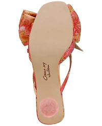 Circus Ny by Sam Edelman Women's Natalina Bow Kitten-Heel Dress Sandals