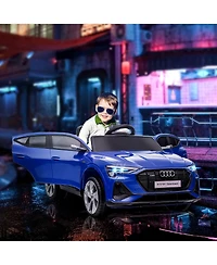 Aosom 12V Kids Electric Ride On Car, Licensed Audi E-tron with Seat