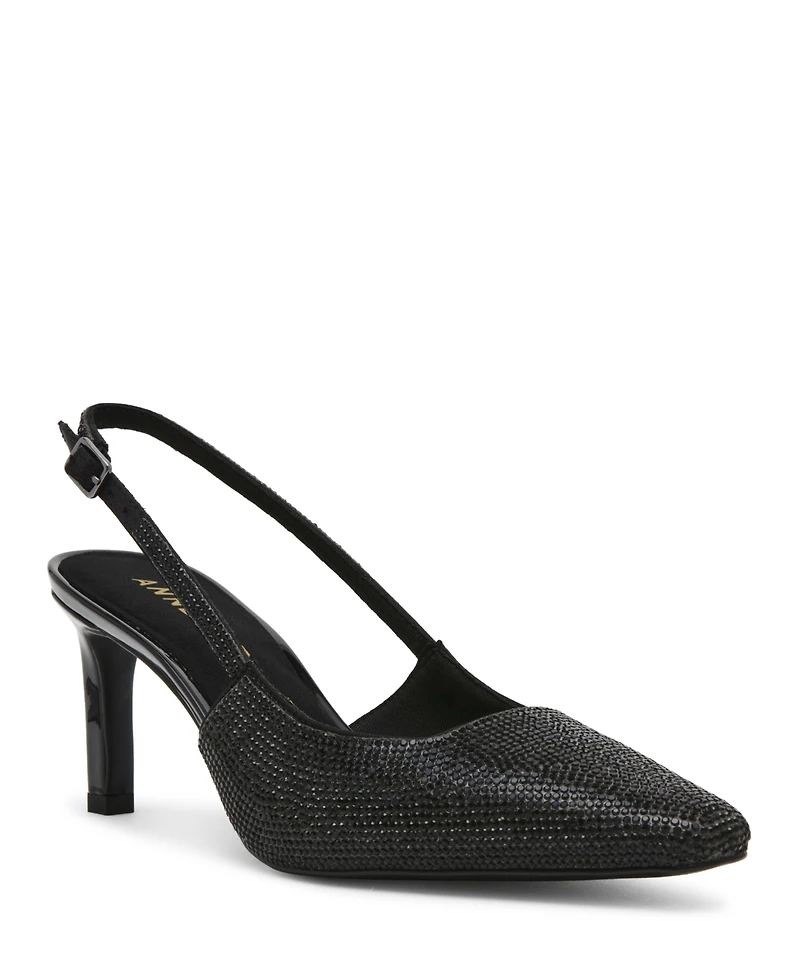 Anne Klein Women's Rosel Snip Toe Slingback Dress Pumps