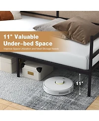Gouun Twin Size Metal Daybed Frame for Living Room Bedroom