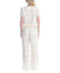 Ocean Pacific Women's Sea Flower Printed Pajama Set