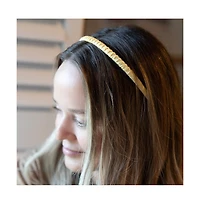 Thin Solid Headband - Pale Yellow